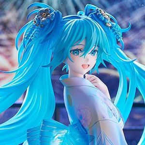 【初音ミク】浴衣姿とツインテール＆帯のクリアパーツが幻想的。“キャラクター・ボーカル・シリーズ01”フィギュア新作予約開始