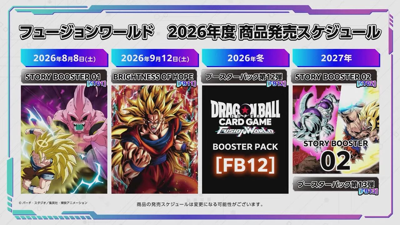 ドラゴンボールFW】STORY BOOSTER 01［ST01］収録カードが解禁