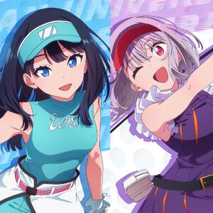 六花たちの太ももが眩しい『グリッドマン ユニバース』ゴルフウェア姿の六花、アカネ、なみこ、はっすが新たに描き下ろされたオンラインくじが発売中！