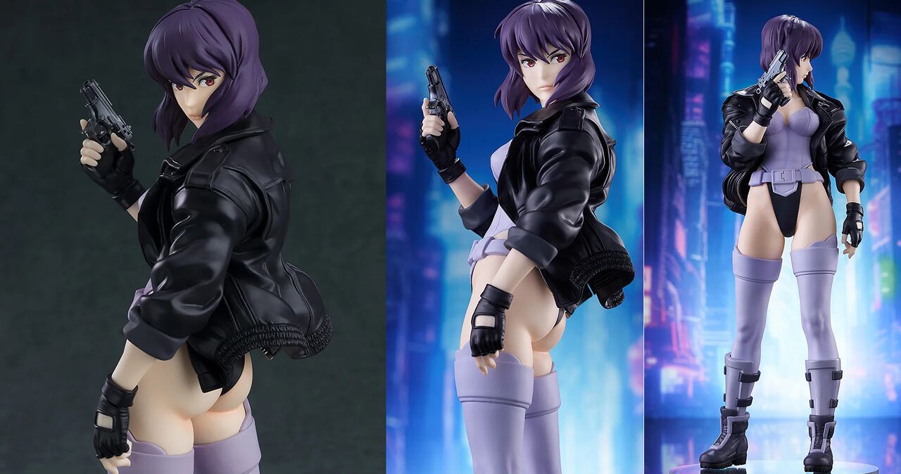 POP UP PARADE 草薙素子 S.A.C.ver. L size』が予約開始。銃を構えて 