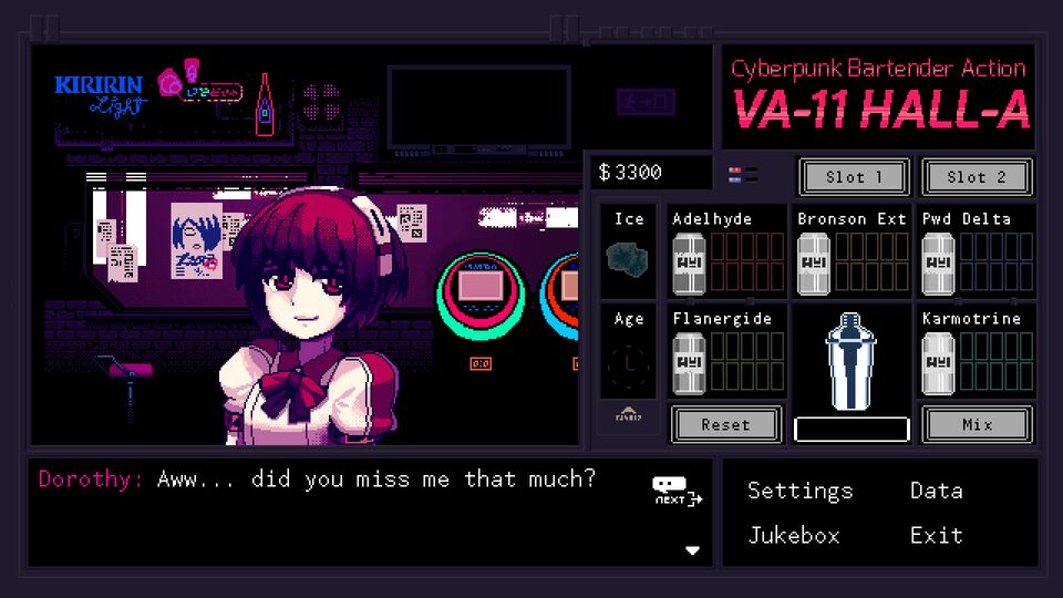 『VA-11 Hall-A』スマホ版が配信決定。東京でのコンサート企画（12月中旬ごろ予定）、アルコール飲料とのコラボ企画なども発表