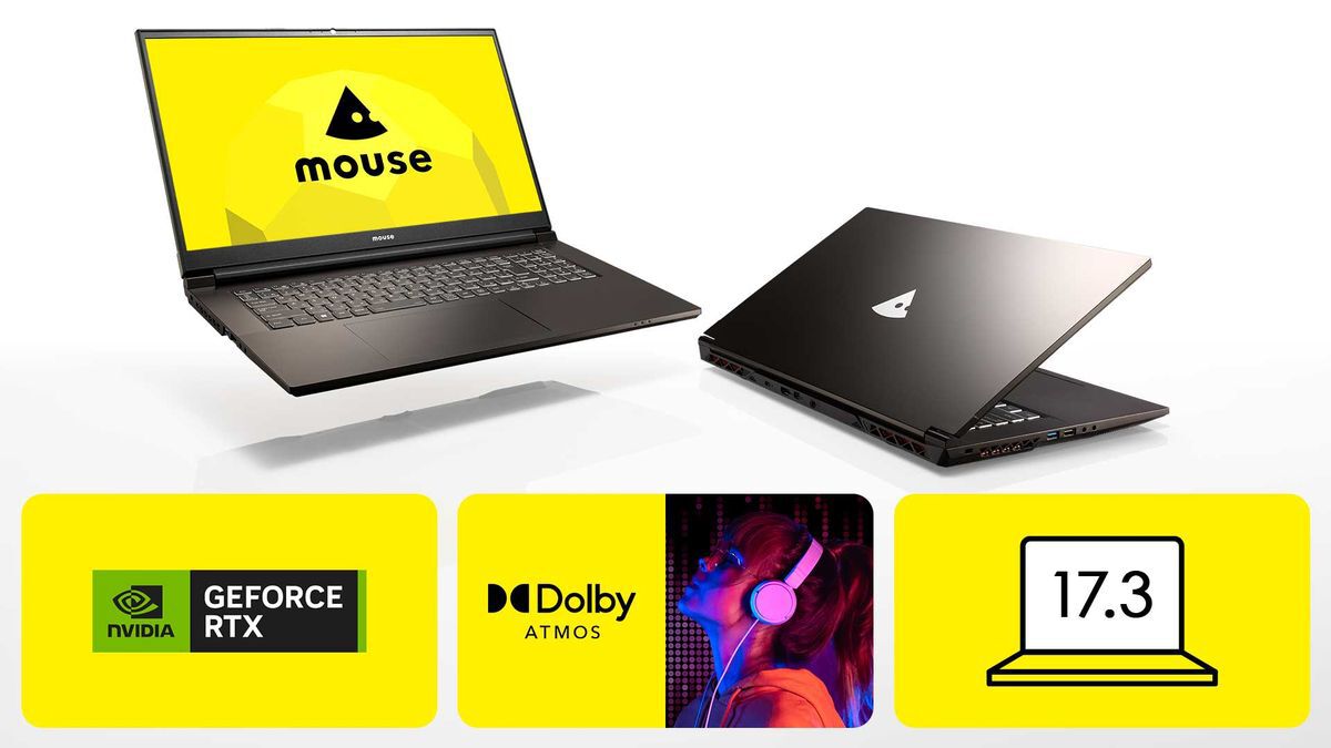マウスコンピューター】17.3型大画面液晶搭載 新型ノートPC“mouse K7