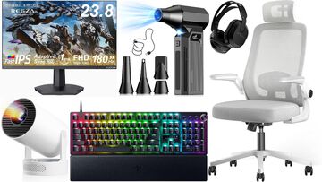 【Amazonタイムセール】家庭用プロジェクターが40%オフで7587円。オフィスチェアは38%オフ、電動エアダスターは43%オフでお買い得