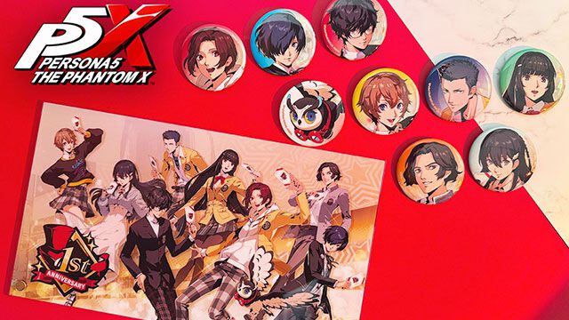 ペルソナ5: The Phantom X』主人公たちのぬいぐるみキーホルダーや
