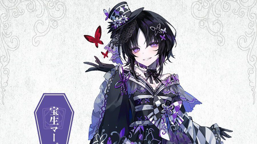 魔法少女ノ魔女裁判　まのさば　中国CF 色紙　　宝生マーゴ 小説版『魔法少女ノ魔女裁判』宝生マーゴの新規イラストが公開。小説版
