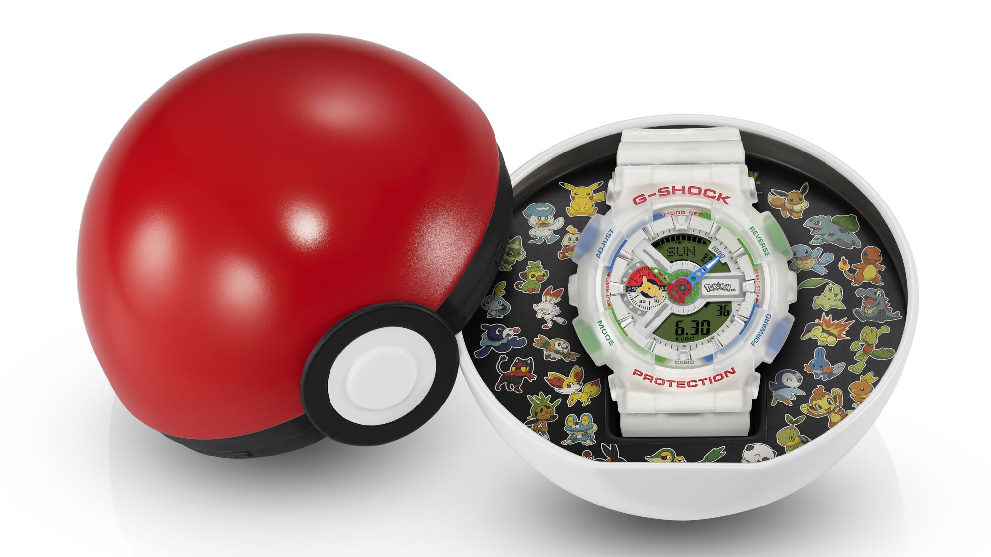 ポケモン』30周年記念モデルのG-SHOCK発表。モンスターボールケース