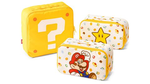 『スーパーマリオ』トラベルグッズが7月12日に発売。ハテナブロックのポーチ、マリオ&土管のICカードケースなど便利アイテムが用意
