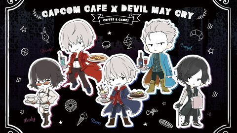 『デビル メイ クライ』ダンテやネロ、バージルたちがカプコンカフェに集結。コラボメニュー＆グッズが7月5日より登場