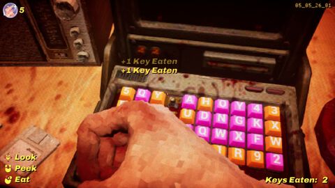 キーボード食べたい欲を治療する謎ホラータイピングゲーム『KEYKRUNCHER』Steamストアページ公開。タイピングの練習にはならなそう