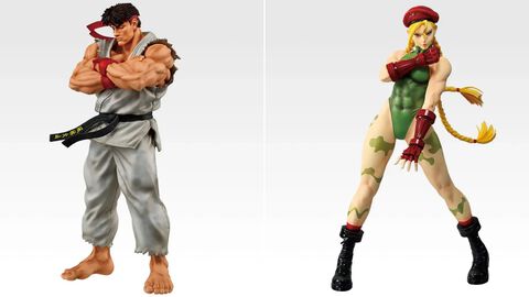『スト2』一番くじ“俺より強い奴に会いに行く”が11月発売決定。リュウとキャミィの精巧なフィギュアがお披露目