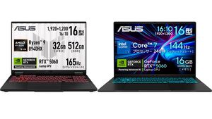 RTX5060搭載ゲーミングノートが7万円引き。ASUS“アーリーサマーセール”は7月6日12時まで【最大12万円オフ】