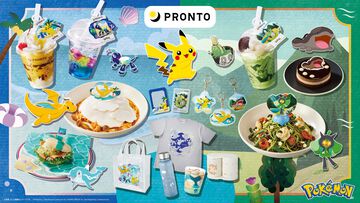 『ポケモン』海と山をテーマにしたスペシャルメニューが全国プロントに登場。ヤバソチャのおもてなし抹茶ラテやナミイルカのベーグルサンドイッチなど見た目も味も楽しめる