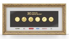 【330万円】東京ゲームショウ30周年記念チケットが7月11日に発売。『ソニック』『ロックマン』などの純金メダルとTGS2026入場券セット