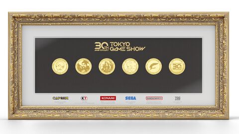 【330万円】東京ゲームショウ30周年記念チケットが7月11日に発売。『ソニック』『ロックマン』などの純金メダルとTGS2026入場券セット