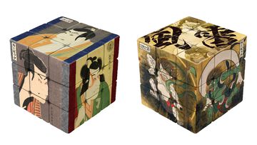 「東洲斎写楽 歌舞伎」「尾形光琳 風神雷神図」のルービックキューブが7月中旬に発売。“ルービックキューブジャポネスク”の新商品