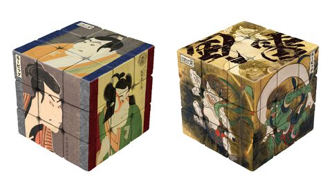 「東洲斎写楽 歌舞伎」「尾形光琳 風神雷神図」のルービックキューブが7月中旬に発売。“ルービックキューブジャポネスク”の新商品