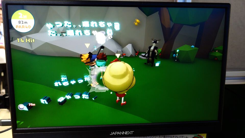 『ヨーデルゴルフ』はプレイヤーの会話がリアルタイムで文字として現れる“近接ボイスチャット”の技術研究から生まれた一作。会話そのものが遊びになるようなゲームを目指した
