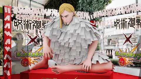 【モンスト】『呪術廻戦』コラボで巨大レジィが渋谷に出現。レシートをひっぱると“再契象”したアイテムが本当にもらえるチャンス