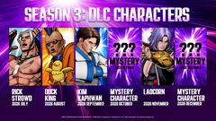 『餓狼伝説 CotW』リック・ストラウド（7月23日）ダック・キング（8月）キム・カッファン（9月）ラオコーン（11月）の参戦が正式発表。10月と12月にもキャラクター追加予定