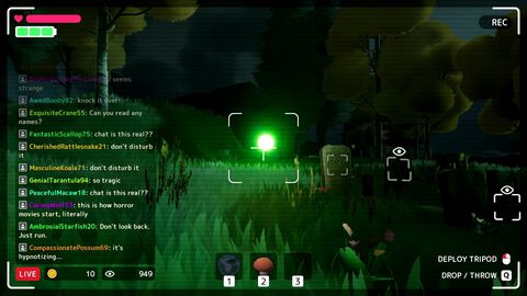 『Stream Train』超常現象を撮影して大バズリを目指せ！ 配信者となって廃墟や森を巡る探索型ホラー発表。6人マルチ対応で仲間にイタズラしても視聴者が釣れる