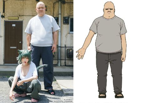 アニメ『ヤニねこ』大家役・稲田徹のコスプレグラビアがヤンマガに登場。そっくりすぎてもはや本人
