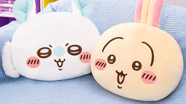 ちいかわ】モモンガとうさぎがもちもち生地のBIGサイズのフェイス