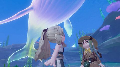 『ハートピアスローライフ』海の中でもやっぱりお掃除は楽しい。サンゴが広がる幻想的な新エリア「ホエールフォール峡谷」で黙々と海洋クリーニングに没頭してしまう