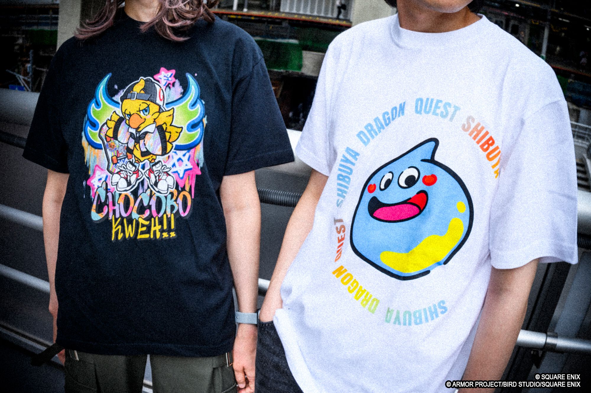 ドラクエ』スライム、『FF』チョコボの渋谷をイメージしたTシャツが新