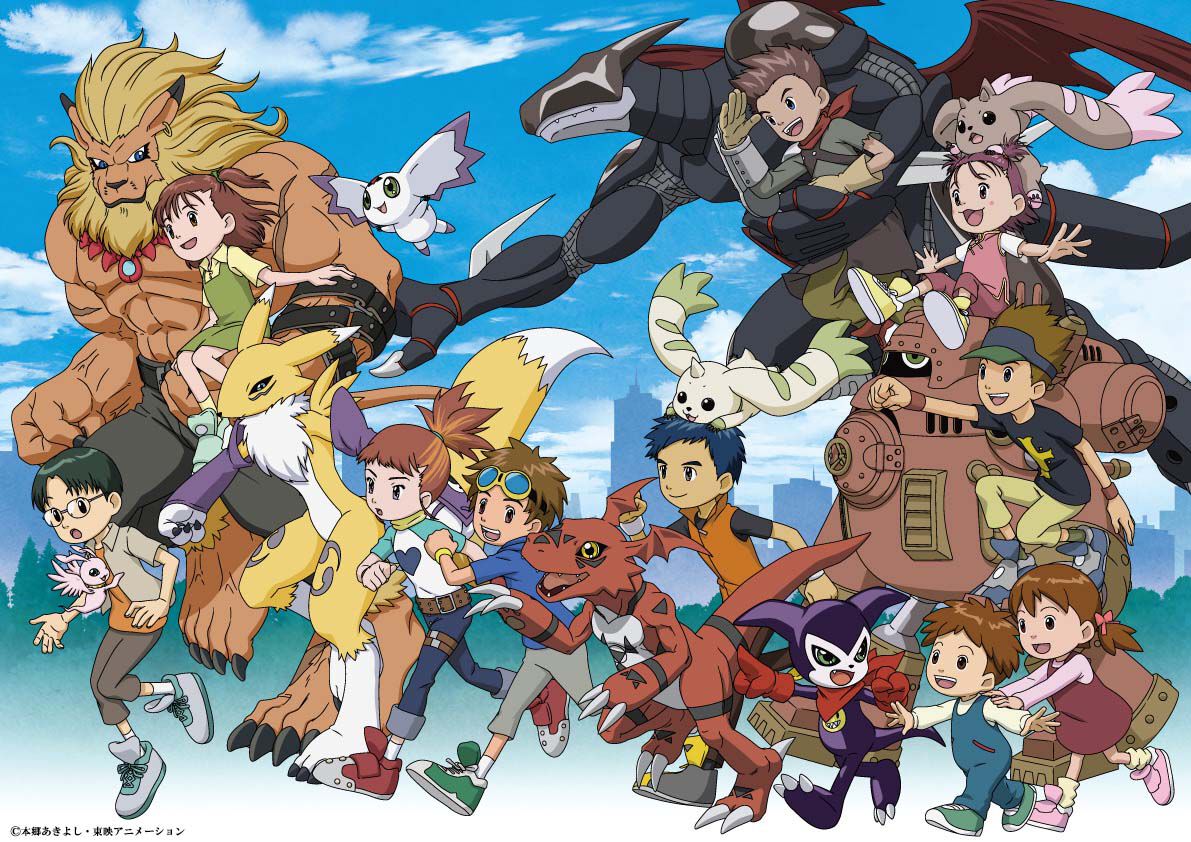 デジモンアドベンチャー テイマーズ ピンバッチ まとめ デジモンテイマーズ』25周年記念！ 総勢20キャラ集合の新規イラスト