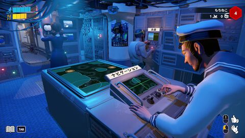 『S.O.N.A.R.』大忙し潜水艦シムのプレイテスト開催中。4人マルチ対応でチームワークは必須。修理、操縦、戦闘とタスクは多いが無理をすると健康に響く