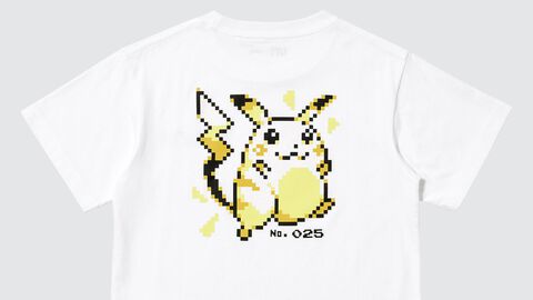 『ポケモン』ユニクロUT第2弾が本日（7/24）発売。ドット絵のピカチュウやゲンガー、初代ジムリーダーたちの手持ちポケモンなどをデザイン