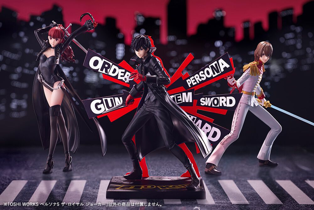 ペルソナ5 ザ ロイヤル ジョーカー クロウ フィギュア セット フィギュア ペルソナ5 ザ・ロイヤル』ジョーカー、ヴァイオレット、クロウが