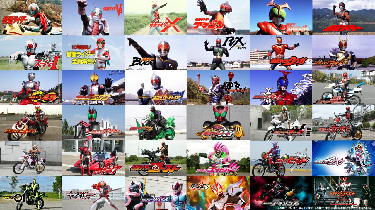 アマプラ】『仮面ライダー』シリーズ146作品分が8月29日より見放題。V
