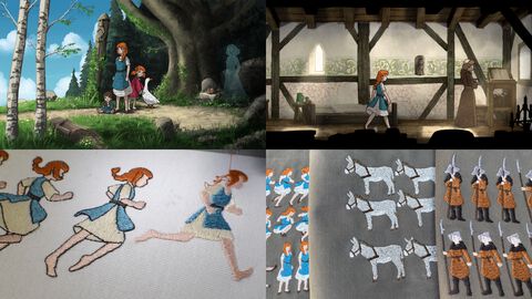 全キャラ刺繍で描かれた脅威の2Dアクション『Scarlet Deer Inn』配信中。スラブ民話に着想を得たストーリー、温かい民族音楽の音色、ジブリ作品の影響も