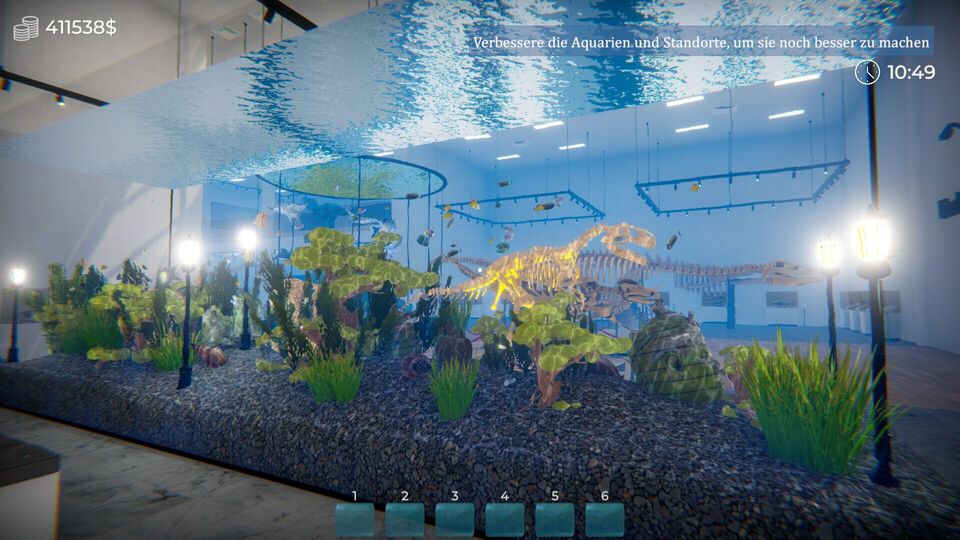 『Aquarist』小さな水槽からはじまり、やがて大きな水族館に……。自分好みのアクアリウム施設を作って運営していくシミュレーションゲーム【とっておきインディー】