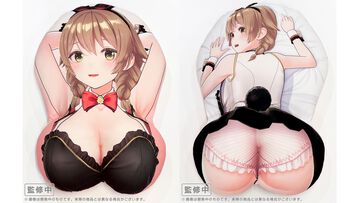 『バニーガーデン2』花奈を再現した等身大クッションが爆誕。表は魅惑の胸元、裏はプリッとしたお尻の欲張りすぎるリバーシブル仕様