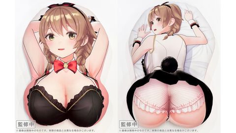 『バニーガーデン2』花奈を再現した等身大クッションが爆誕。表は魅惑の胸元、裏はプリッとしたお尻の欲張りすぎるリバーシブル仕様