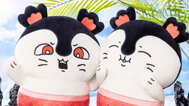 セイレーン BIGぬいぐるみ 4個セット 映画ちいかわ 人魚の島のひみつ』よりセイレーンBIGぬいぐるみが登場