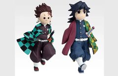 『鬼滅の刃』一番くじが本日（7/30）発売。「てちてち」と移動する炭治郎と義勇のデフォルメフィギュアがかわいい