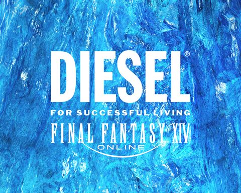 『FF14』がイタリア発ファッションブランド“DIESEL”とコラボ。9月16日から伊勢丹新宿店などでポップアップストアを展開。ゲーム内でスタイリングコンテストも
