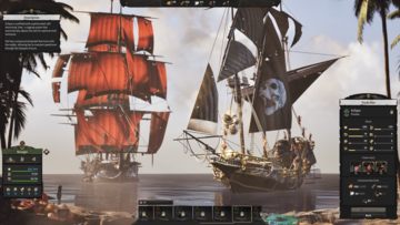 海賊街づくりゲーム『Corsair Cove』に高評価続々。無茶な地形にアジトを作って生産ラインを構築。ラム酒で乗組員をこき使い、自力で作れないものは付近の島から略奪