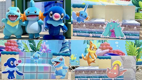 『ぽこ あ ポケモン』初のリアルイベント体験。“ブクブクうみぞこの街”が横浜赤レンガ倉庫に登場。生息地づくりでワニノコやミズゴロウたちと出会える！