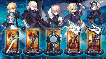『FGO』アルトリア、マシュ、ジャンヌたちの宝具を再現。デスクトップフィギュア“宝具コレクション”が8月下旬より発売