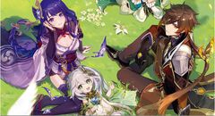 オープンワールドRPG『原神』のアート素材160点以上を収めたイラスト集第3弾が好評発売中