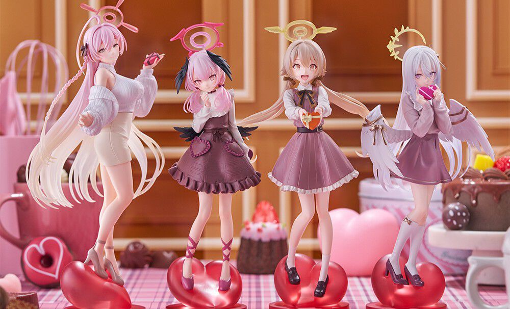 ブルアカ』バレンタインテーマのヒフミ、アズサ、ハナコ、コハルの