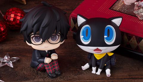『ペルソナ5 ザ・ロイヤル』主人公とモルガナのフィギュアが登場。こちらを見上げるポージングがかわいい“るかっぷ”シリーズ