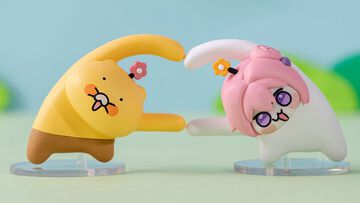『NIKKE』×カカオフレンズのコラボグッズ登場。DORO&チュンシクのフィギュアやムードライトがあみあみで先行販売