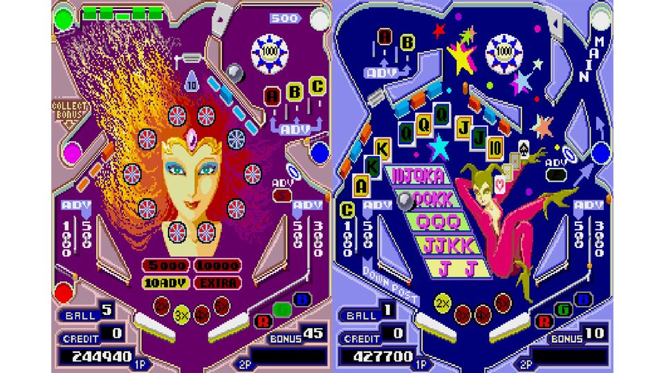 『ピンボールアクション』が『アケアカ2』でリリース。1985年の名作ピンボールにタイムアタックや巻き戻し機能を搭載して8月13日発売