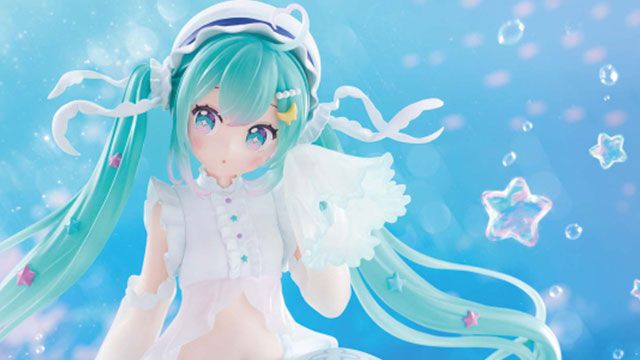 初音ミク】くらげモチーフの新作フィギュアがプライズに登場！ くらげ