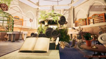 言葉で物理法則を捻じ曲げる謎解きアドベンチャー『林檎は上を向く』Steamで無料配信。文章を書き換えると重力や物体の大きさが変化